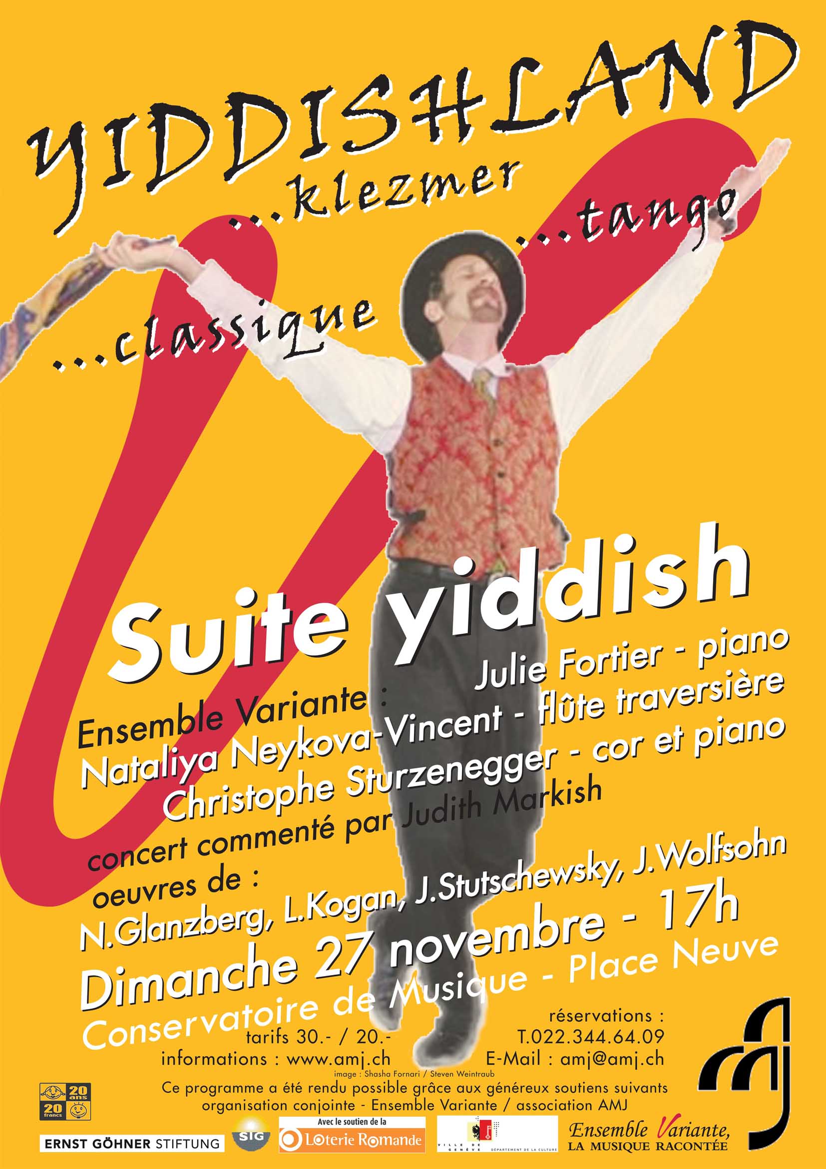 YIDDISHLAND - Suite yiddish avec l'Ensemble Variante