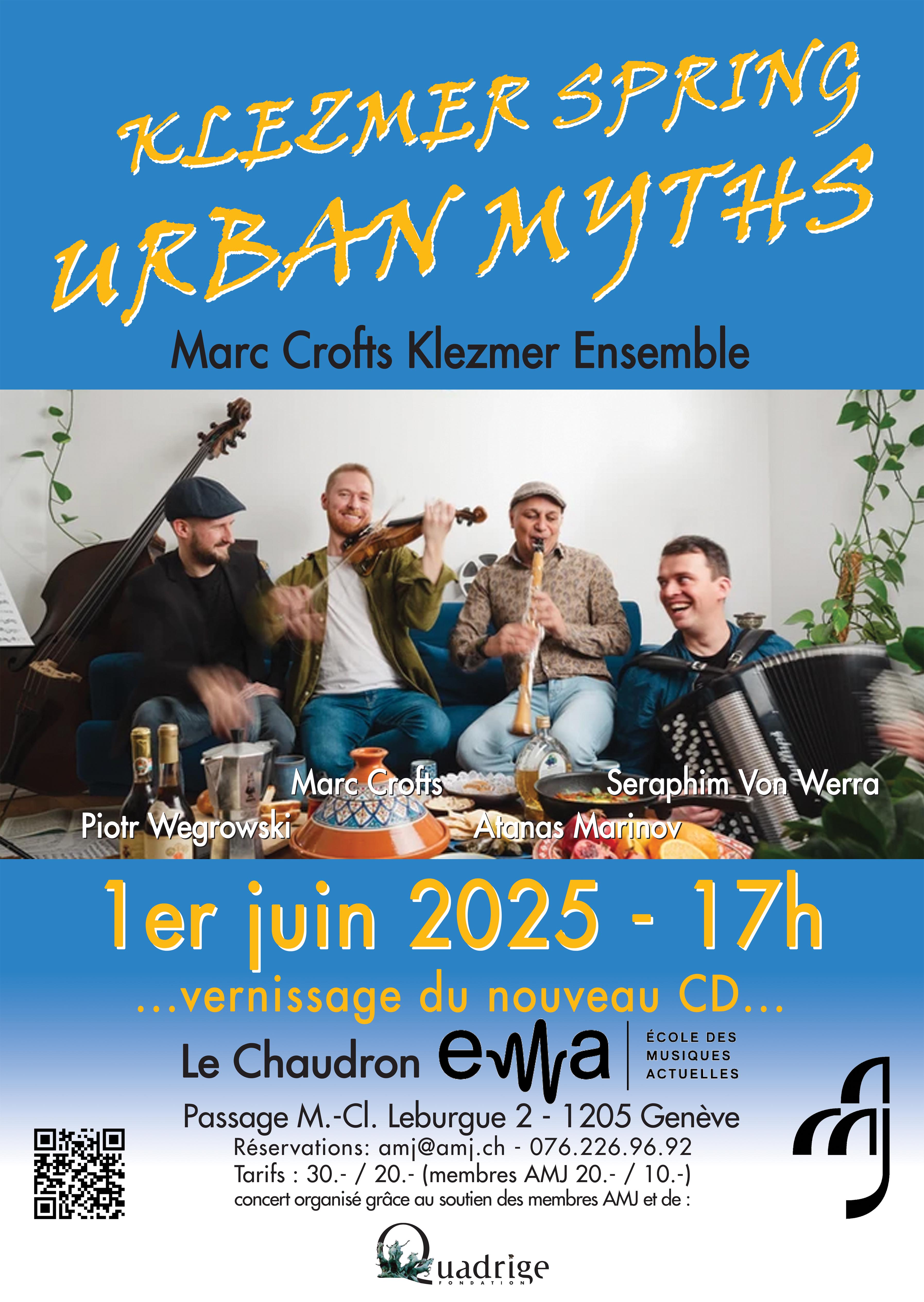 AMJ 1.06.25 - Urban Myths - Marc Crofts Klezmer Ensemble