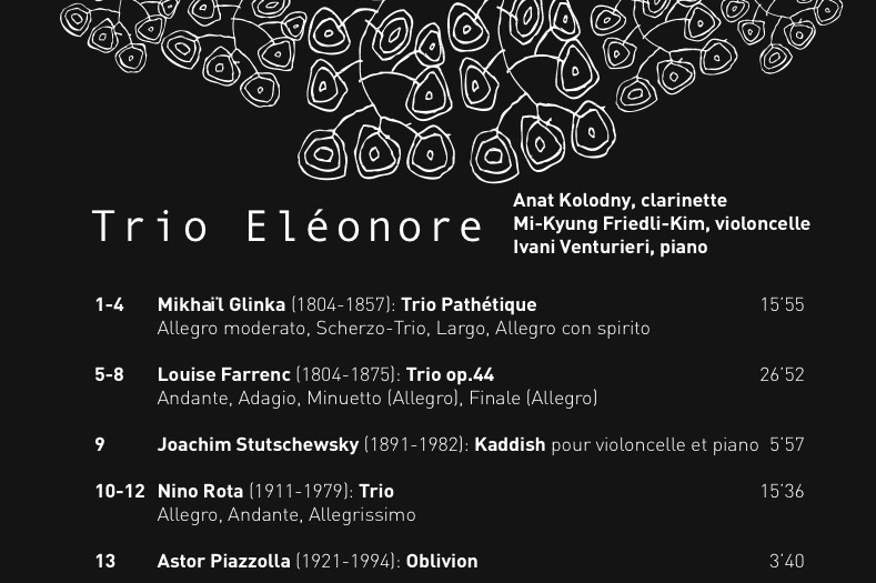 Eleonore trio CD 2010